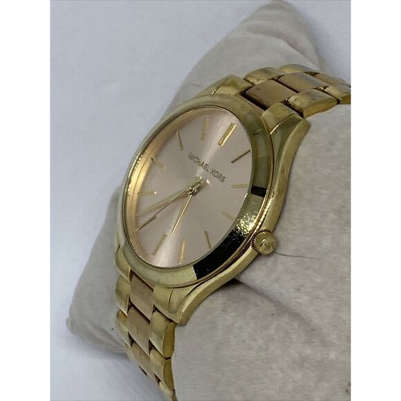 Michael Kors Slim Runway MK3493 Women's Stainless Steel Analog Dial Watch VK765 - Picture 4 of 12